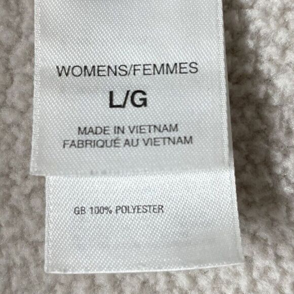 NORTH FACE Jacket Womens Large Purple Faux Suede Kanten Sherpa Lining A5 Series - Picture 8 of 10